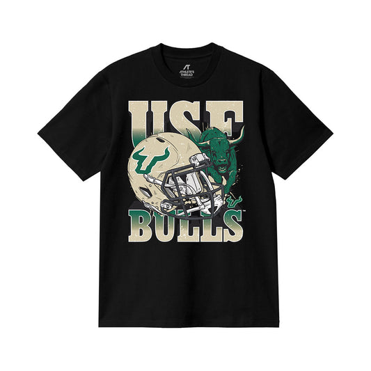 USF - NCAA Football : Amarion Fortenberry - Vintage Helmet Comfort Colors T-Shirt-0