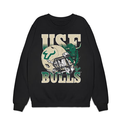 USF - NCAA Football : Marcus Williams - Vintage Helmet Premium Crewneck Sweatshirt-0
