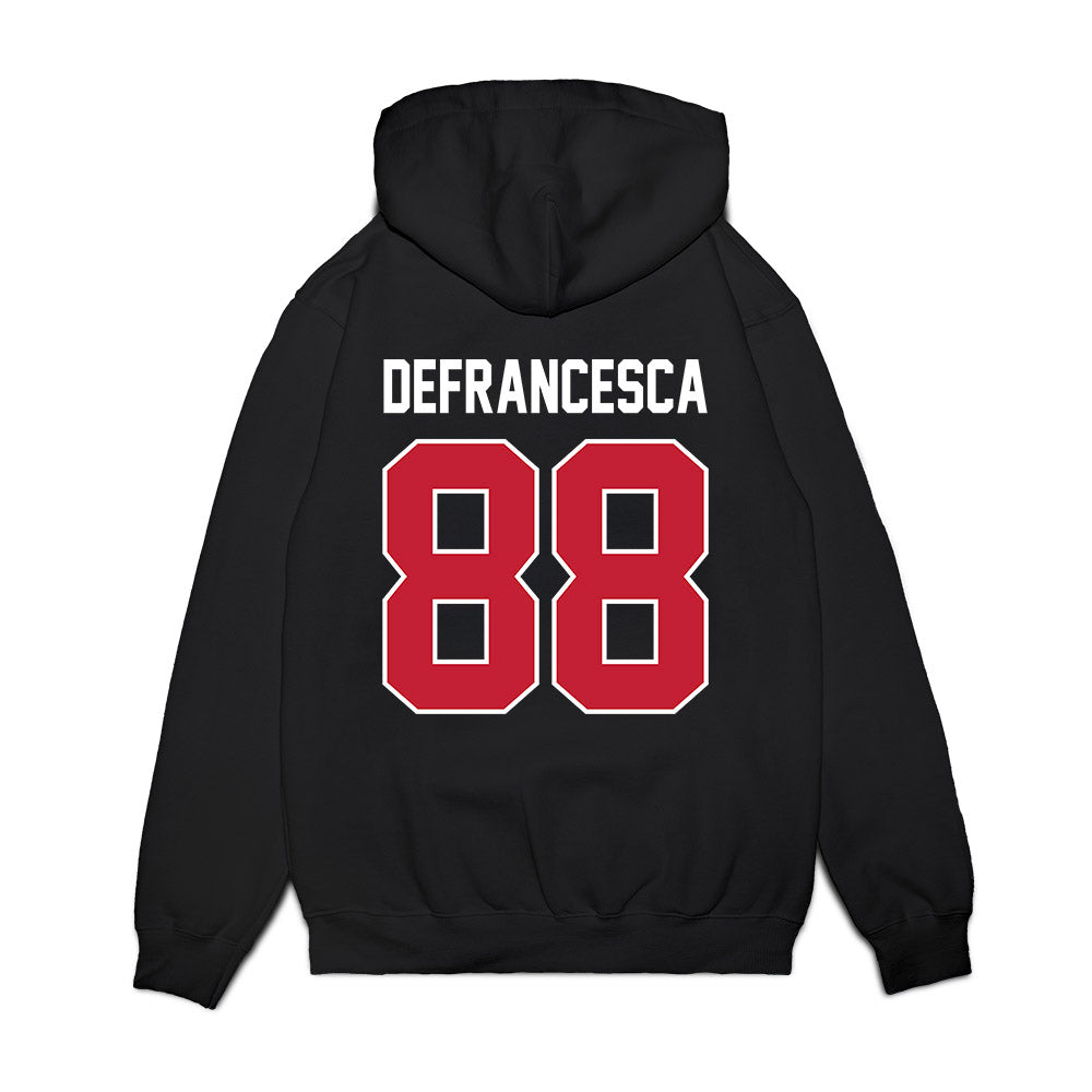 Richmond - NCAA Football : Sam DeFrancesca - Vintage Helmet Premium Hooded Sweatshirt-1