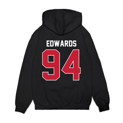 Richmond - NCAA Football : Robert Edwards - Vintage Helmet Premium Hooded Sweatshirt-1