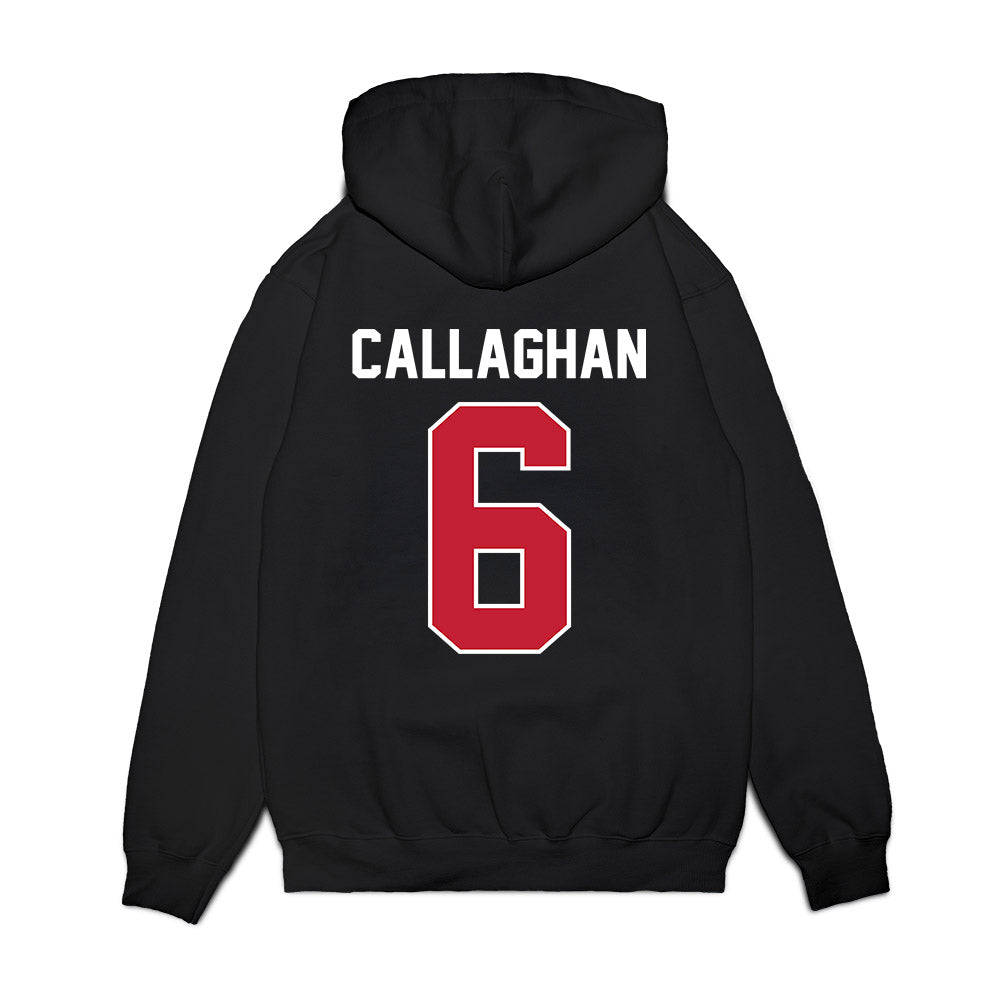Richmond - NCAA Football : Jack Callaghan - Vintage Helmet Premium Hooded Sweatshirt-1