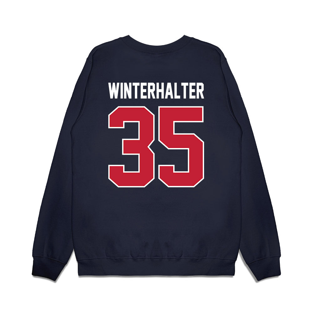 Richmond - NCAA Football : Gavin Winterhalter - Vintage Helmet Premium Crewneck Sweatshirt-1