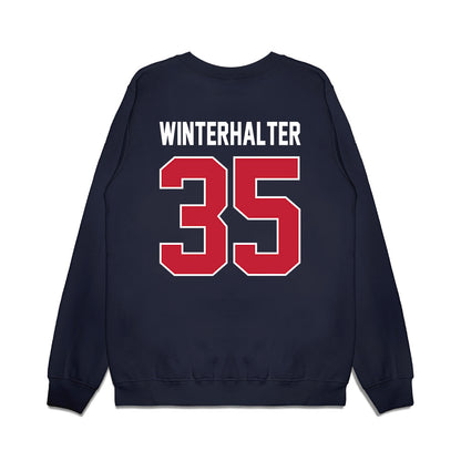 Richmond - NCAA Football : Gavin Winterhalter - Vintage Helmet Premium Crewneck Sweatshirt-1