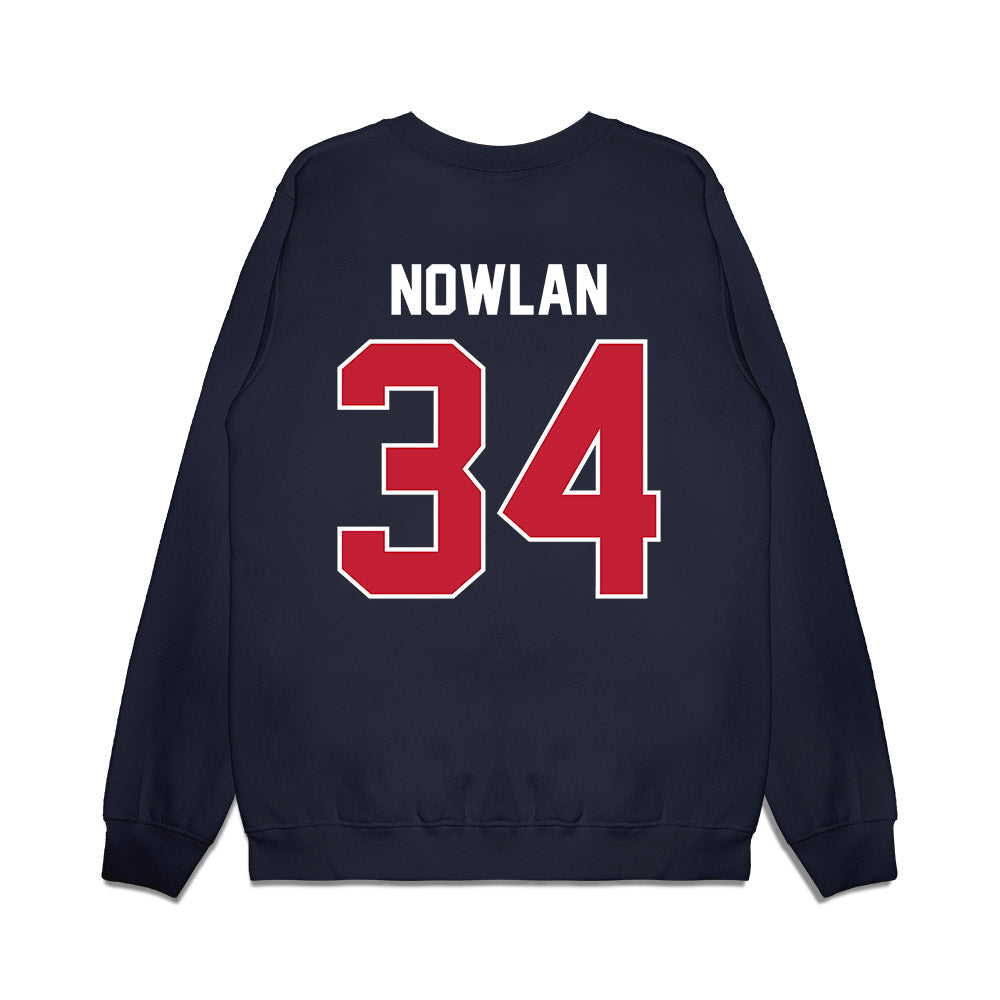 Richmond - NCAA Football : Garrett Nowlan - Vintage Helmet Premium Crewneck Sweatshirt-1