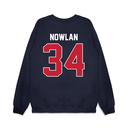 Richmond - NCAA Football : Garrett Nowlan - Vintage Helmet Premium Crewneck Sweatshirt-1