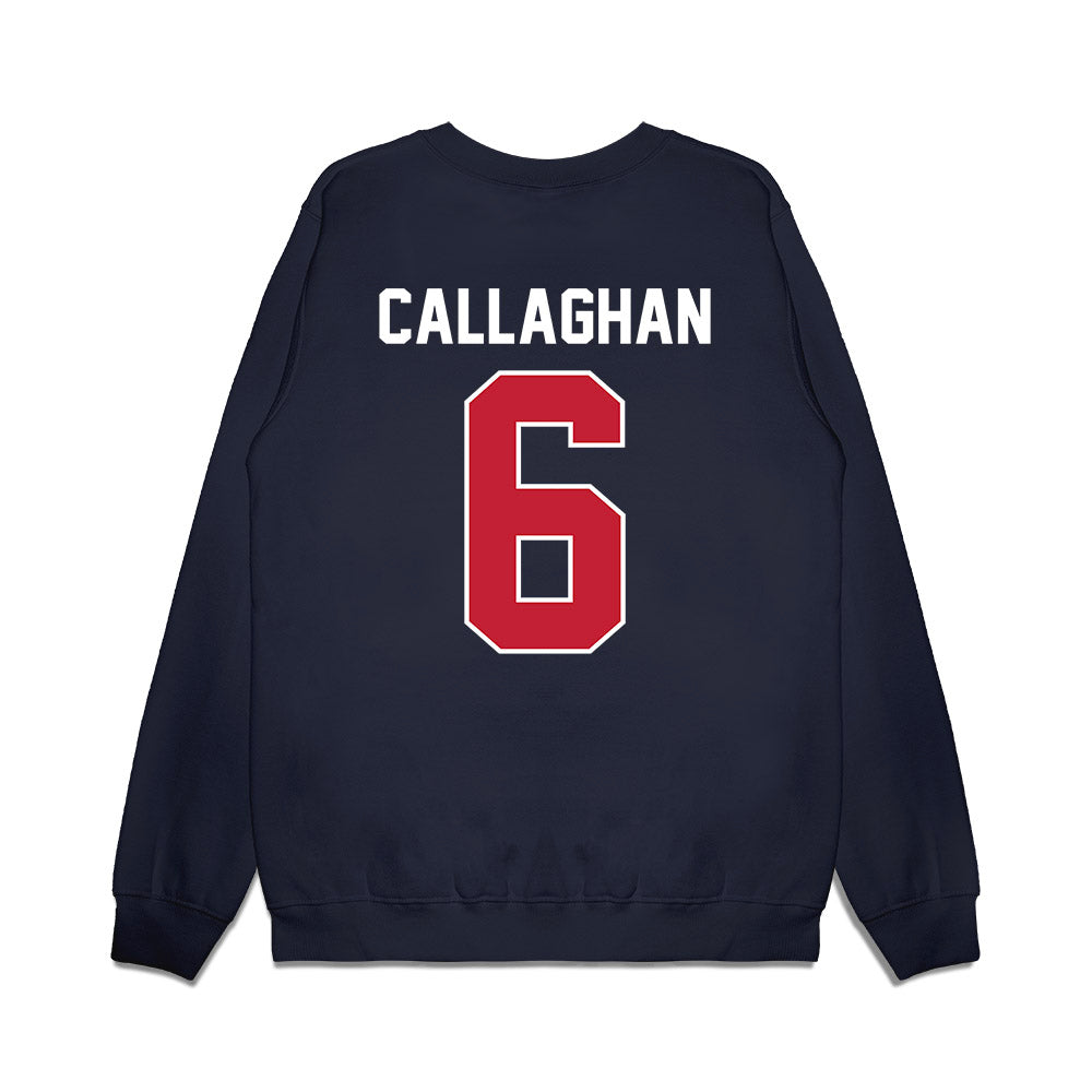 Richmond - NCAA Football : Jack Callaghan - Vintage Helmet Premium Crewneck Sweatshirt-1
