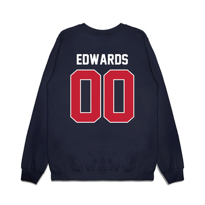 Richmond - NCAA Football : Robert Edwards - Vintage Helmet Premium Crewneck Sweatshirt-1