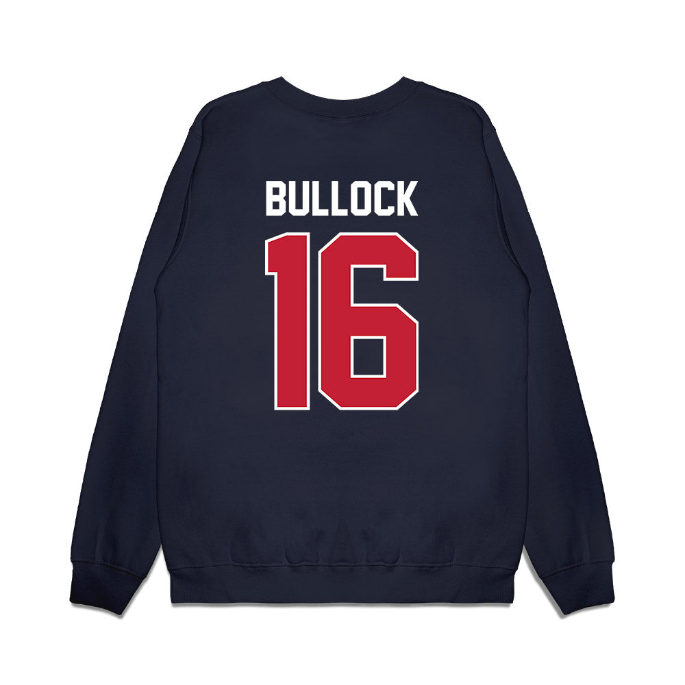 Richmond - NCAA Football : Tramayne Bullock - Vintage Helmet Premium Crewneck Sweatshirt-1