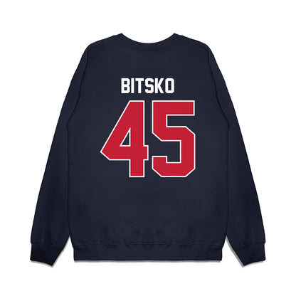 Richmond - NCAA Football : Kyle Bitsko - Vintage Helmet Premium Crewneck Sweatshirt-1