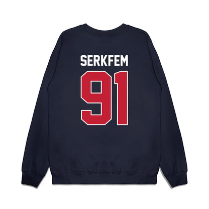 Richmond - NCAA Football : Jefferson Serkfem - Vintage Helmet Premium Crewneck Sweatshirt-1