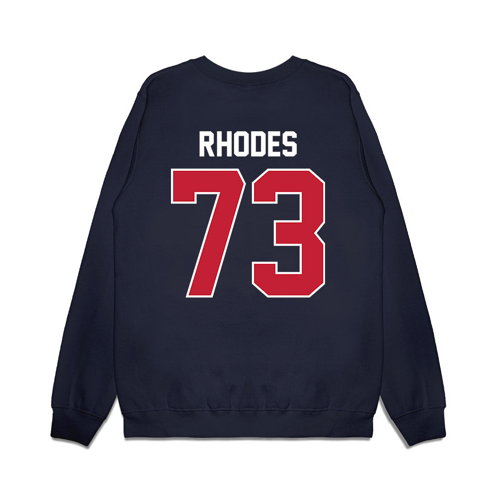 Richmond - NCAA Football : Boyd Rhodes - Vintage Helmet Premium Crewneck Sweatshirt-1