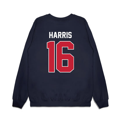 Richmond - NCAA Football : Ty Harris - Vintage Helmet Premium Crewneck Sweatshirt-1