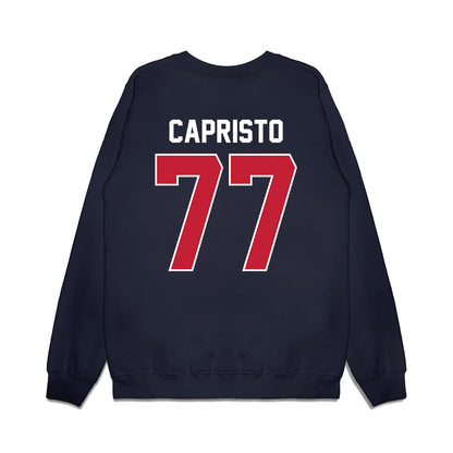 Richmond - NCAA Football : Kade Capristo - Vintage Helmet Premium Crewneck Sweatshirt-1