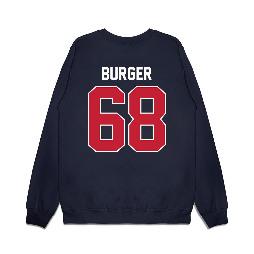 Richmond - NCAA Football : Godwin Burger - Vintage Helmet Premium Crewneck Sweatshirt-1