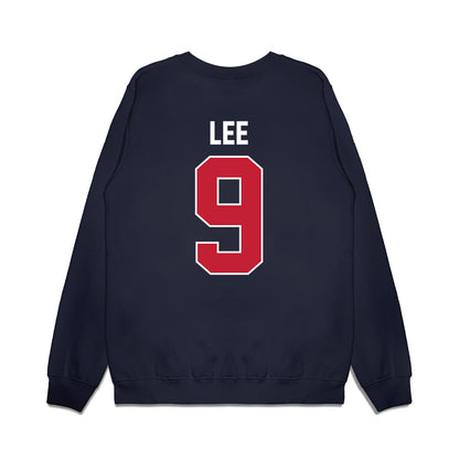Richmond - NCAA Football : Bryce Lee - Vintage Helmet Premium Crewneck Sweatshirt-1