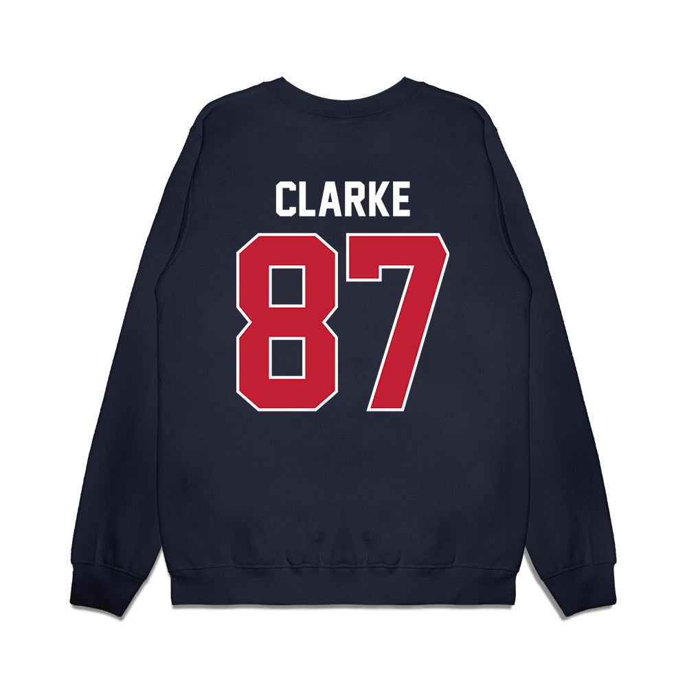 Richmond - NCAA Football : Sean Clarke - Vintage Helmet Premium Crewneck Sweatshirt-1