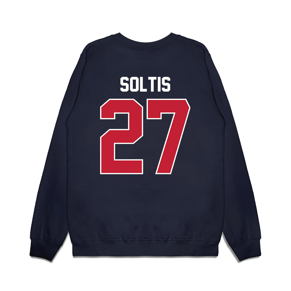 Richmond - NCAA Football : Christian Soltis - Vintage Helmet Premium Crewneck Sweatshirt-1