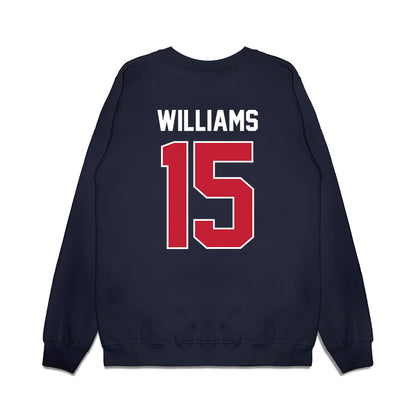 Richmond - NCAA Football : Krystian Williams - Vintage Helmet Premium Crewneck Sweatshirt-1