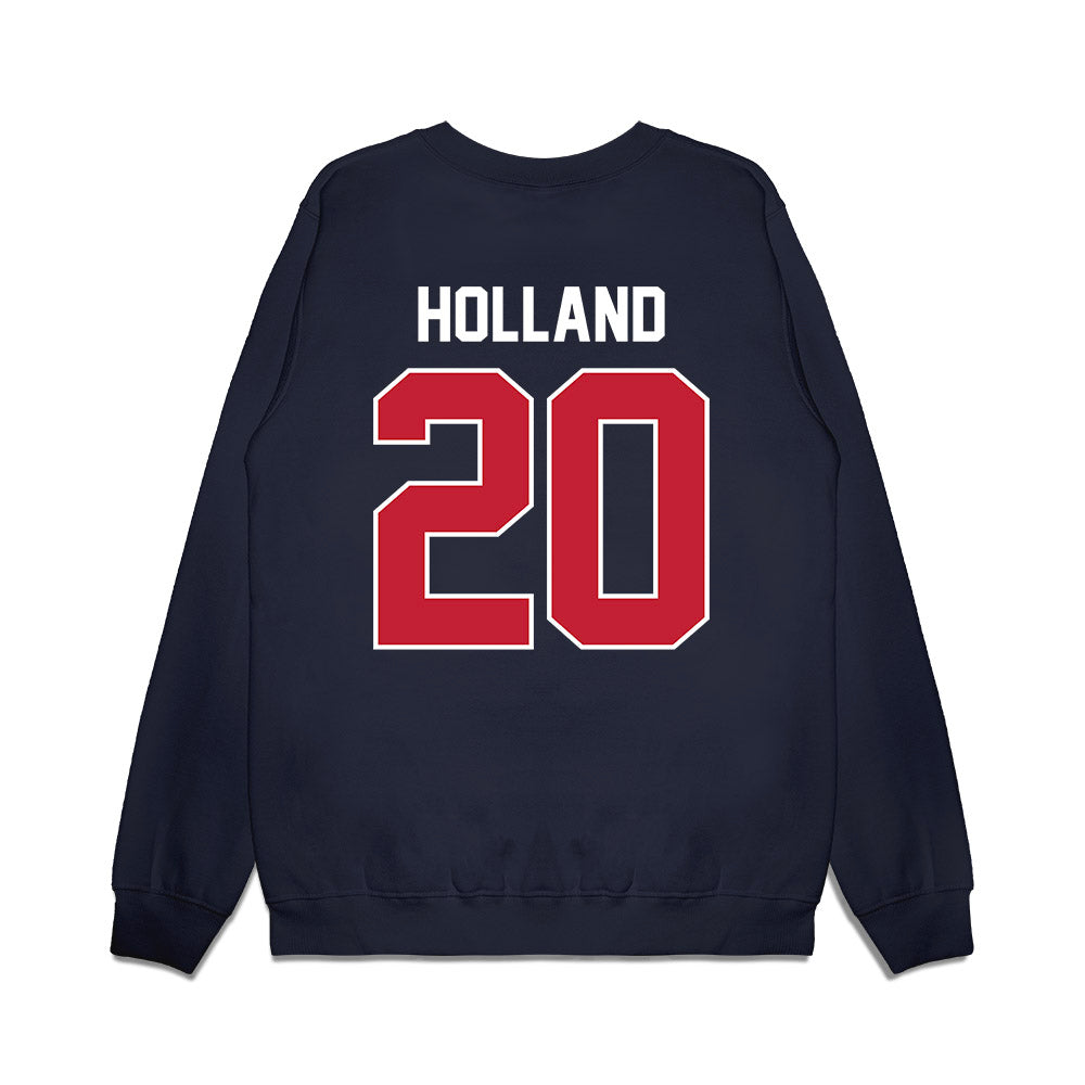 Richmond - NCAA Football : Matthew Holland - Vintage Helmet Premium Crewneck Sweatshirt-1