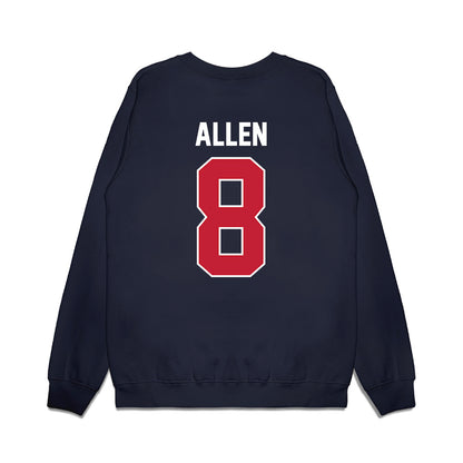 Richmond - NCAA Football : Bryce Allen - Vintage Helmet Premium Crewneck Sweatshirt-1