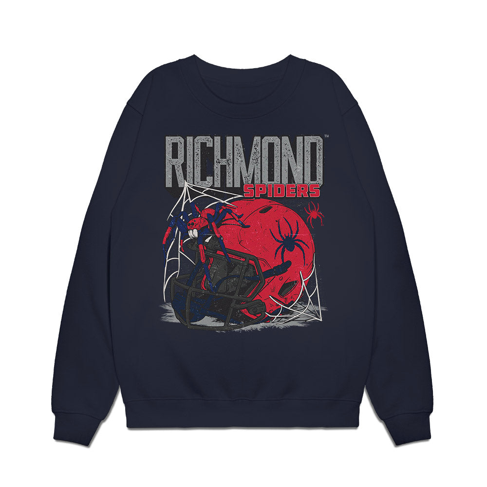 Richmond - NCAA Football : Sam DeFrancesca - Vintage Helmet Premium Crewneck Sweatshirt-0