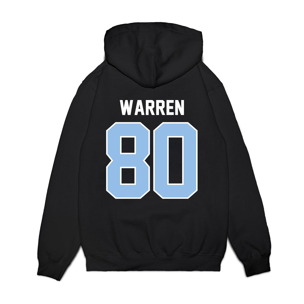 Old Dominion - NCAA Football : Christopher Warren - Vintage Helmet Premium Hooded Sweatshirt-1
