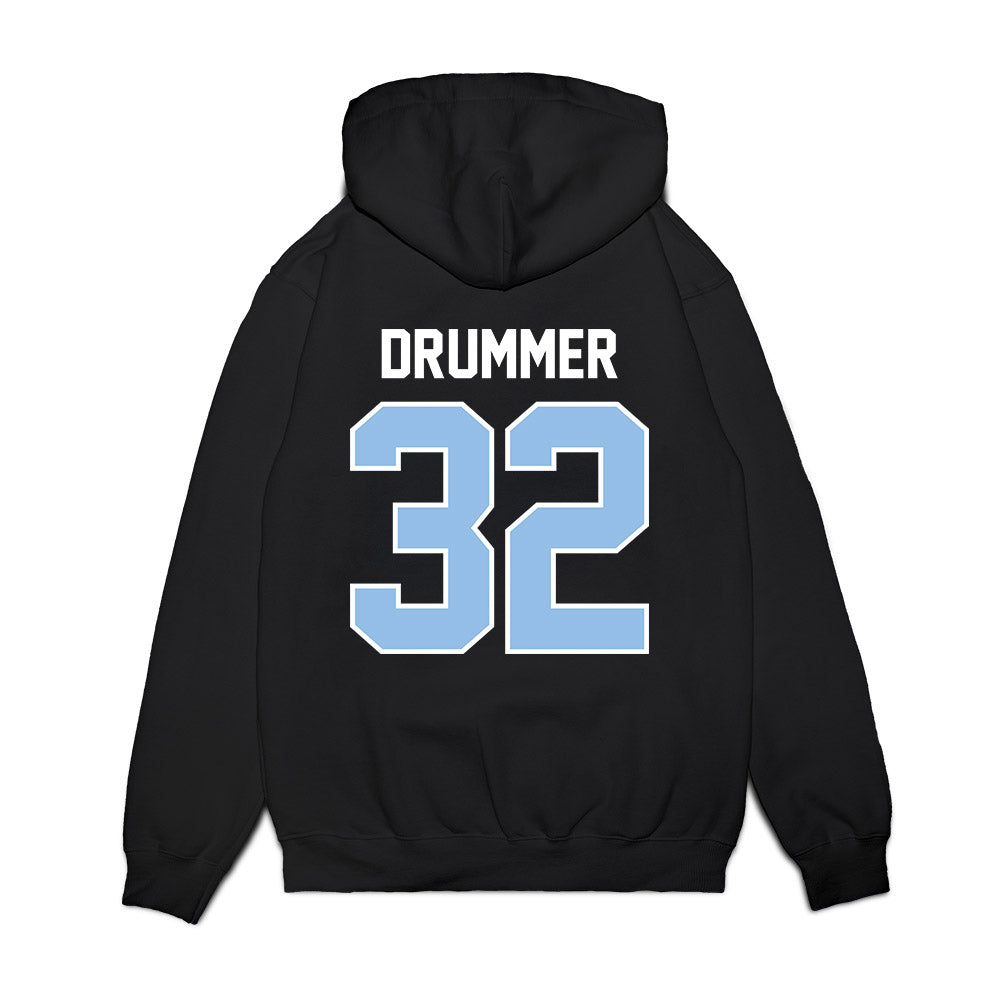 Old Dominion - NCAA Football : Jamez Drummer - Vintage Helmet Premium Hooded Sweatshirt-1