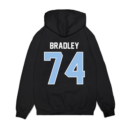 Old Dominion - NCAA Football : Carson Bradley - Vintage Helmet Premium Hooded Sweatshirt-1