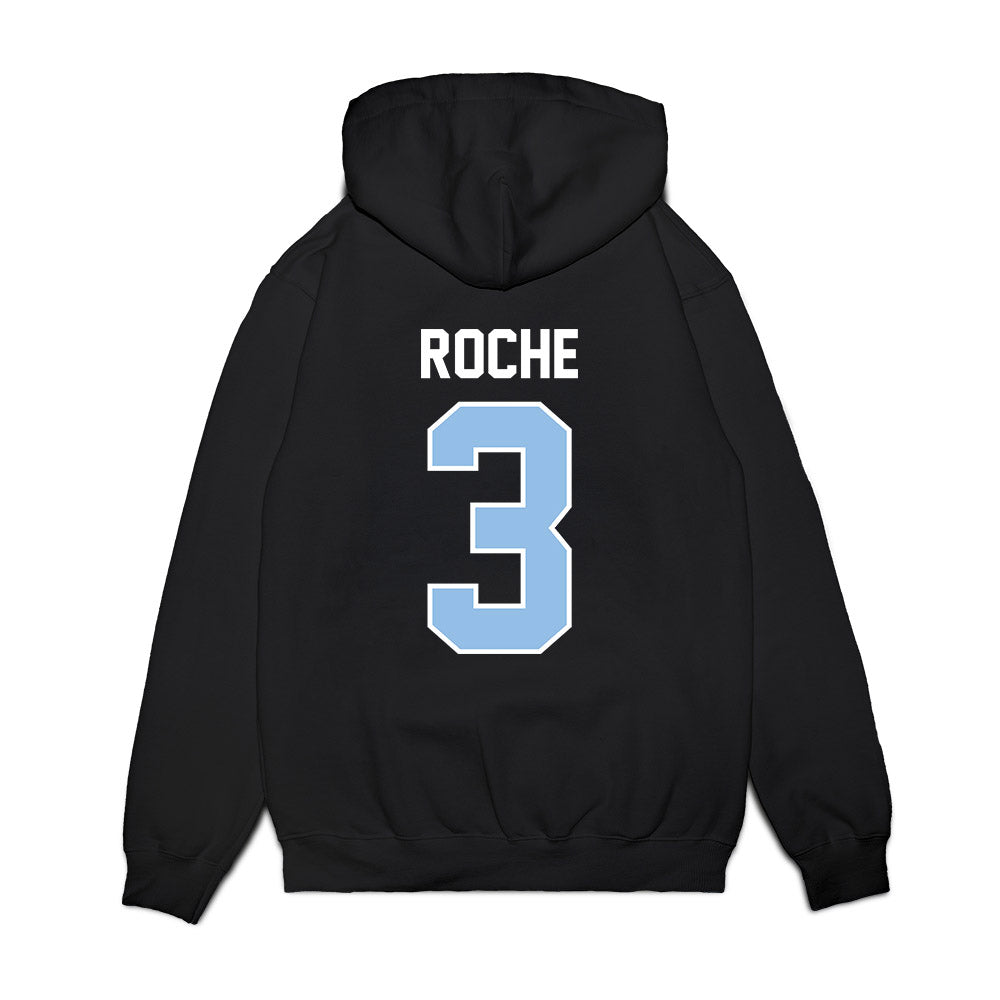 Old Dominion - NCAA Football : Devin Roche - Vintage Helmet Premium Hooded Sweatshirt-1