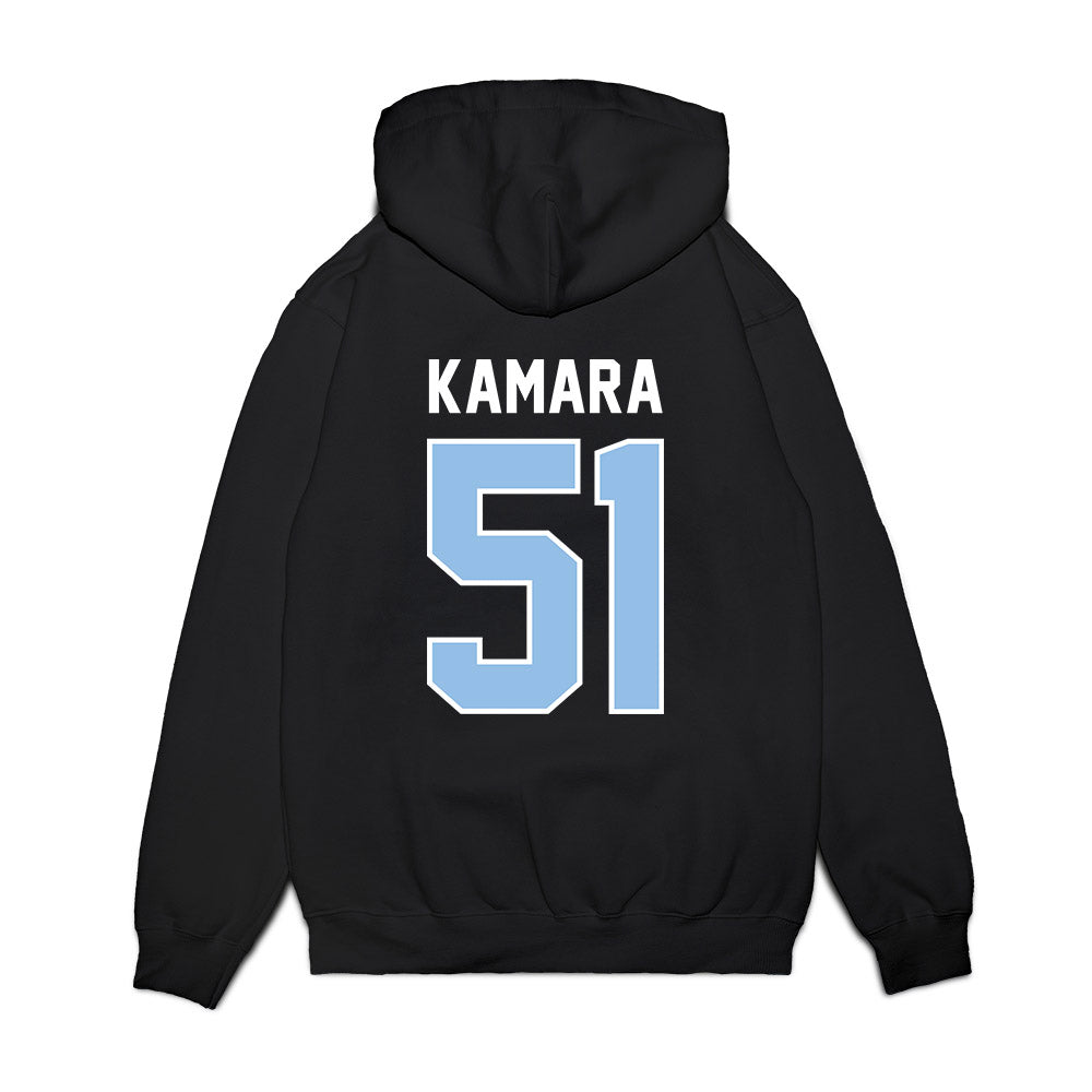 Old Dominion - NCAA Football : Idrissa Kamara - Vintage Helmet Premium Hooded Sweatshirt-1
