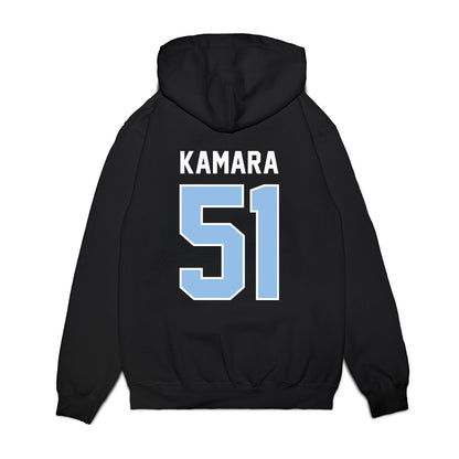 Old Dominion - NCAA Football : Idrissa Kamara - Vintage Helmet Premium Hooded Sweatshirt-1