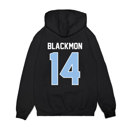 Old Dominion - NCAA Football : Zialis Blackmon - Vintage Helmet Premium Hooded Sweatshirt-1