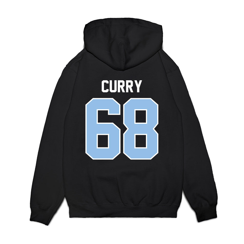 Old Dominion - NCAA Football : Martez Curry - Vintage Helmet Premium Hooded Sweatshirt-1