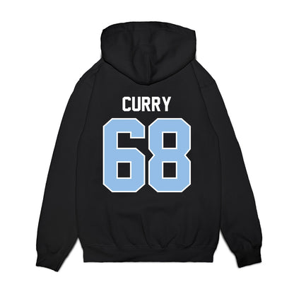 Old Dominion - NCAA Football : Martez Curry - Vintage Helmet Premium Hooded Sweatshirt-1