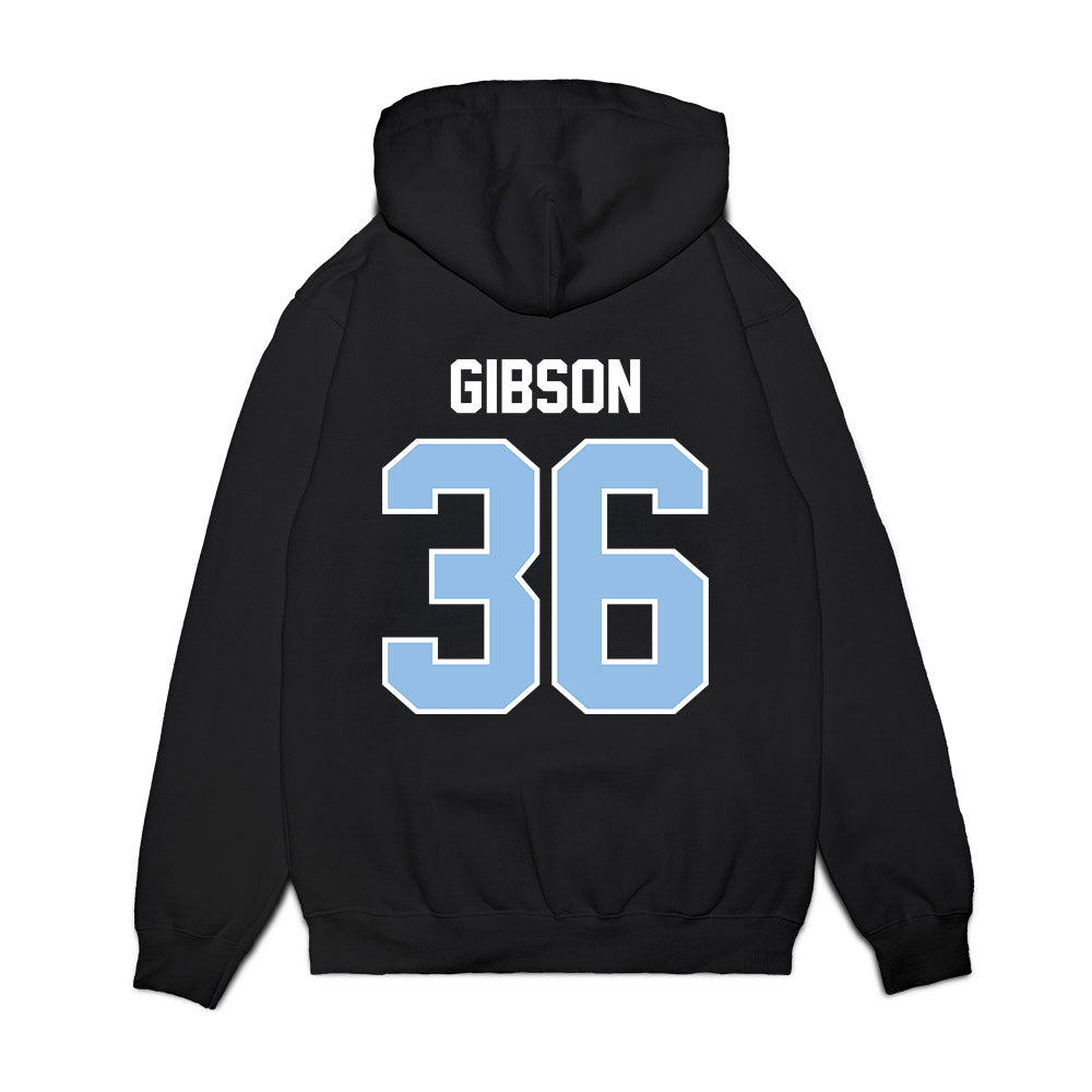 Old Dominion - NCAA Football : Javen Gibson - Vintage Helmet Premium Hooded Sweatshirt-1