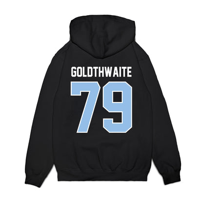 Old Dominion - NCAA Football : Raykwon Goldthwaite - Vintage Helmet Premium Hooded Sweatshirt-1