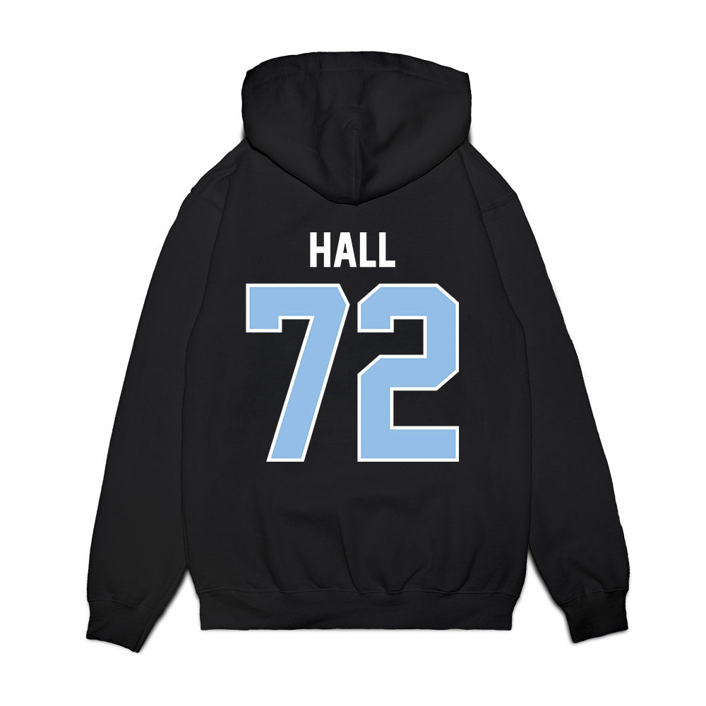 Old Dominion - NCAA Football : Kendrick Hall - Vintage Helmet Premium Hooded Sweatshirt-1