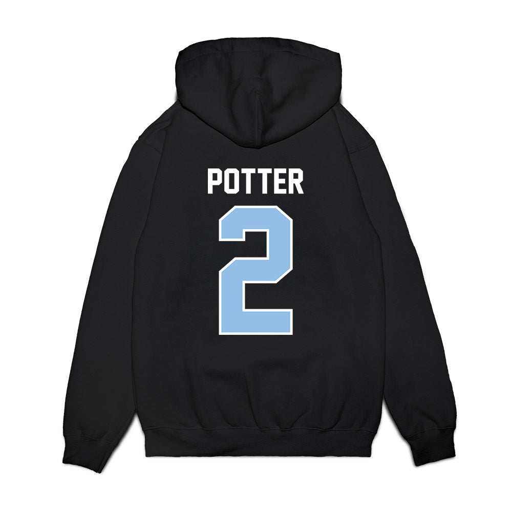 Old Dominion - NCAA Football : Jaxon Potter - Vintage Helmet Premium Hooded Sweatshirt-1