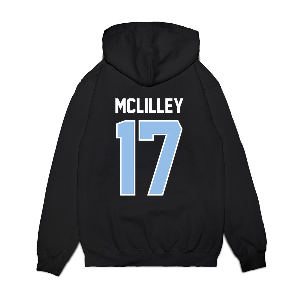Old Dominion - NCAA Football : Crystal McLilley - Vintage Helmet Premium Hooded Sweatshirt-1