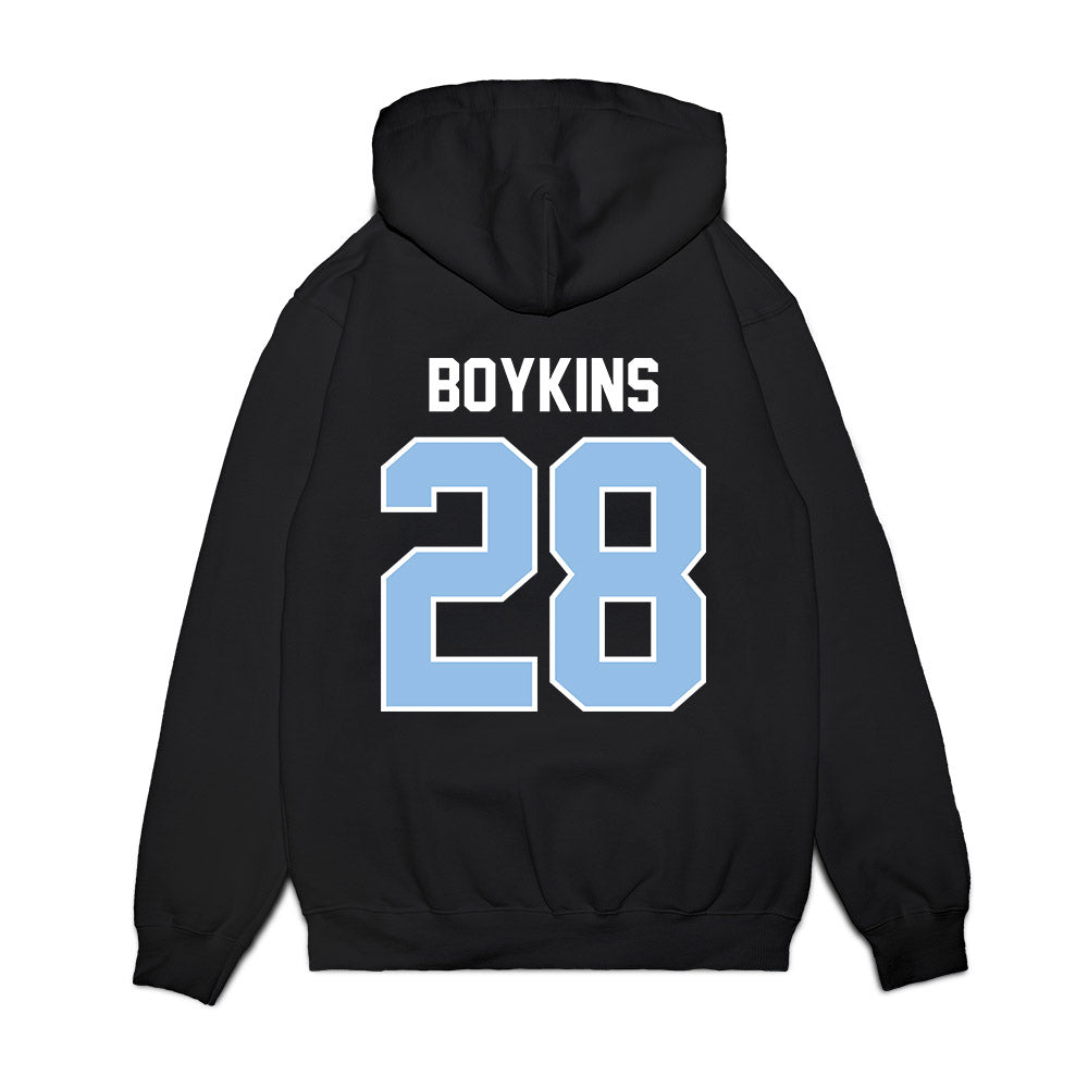 Old Dominion - NCAA Football : Chris Boykins - Vintage Helmet Premium Hooded Sweatshirt-1