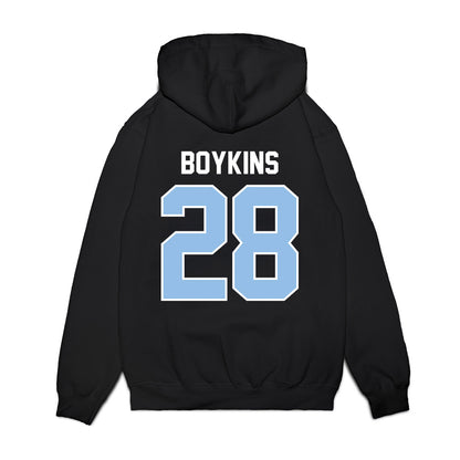 Old Dominion - NCAA Football : Chris Boykins - Vintage Helmet Premium Hooded Sweatshirt-1