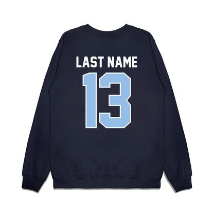Old Dominion - NCAA Football : Lonnie Johnson - Vintage Helmet Premium Crewneck Sweatshirt-1
