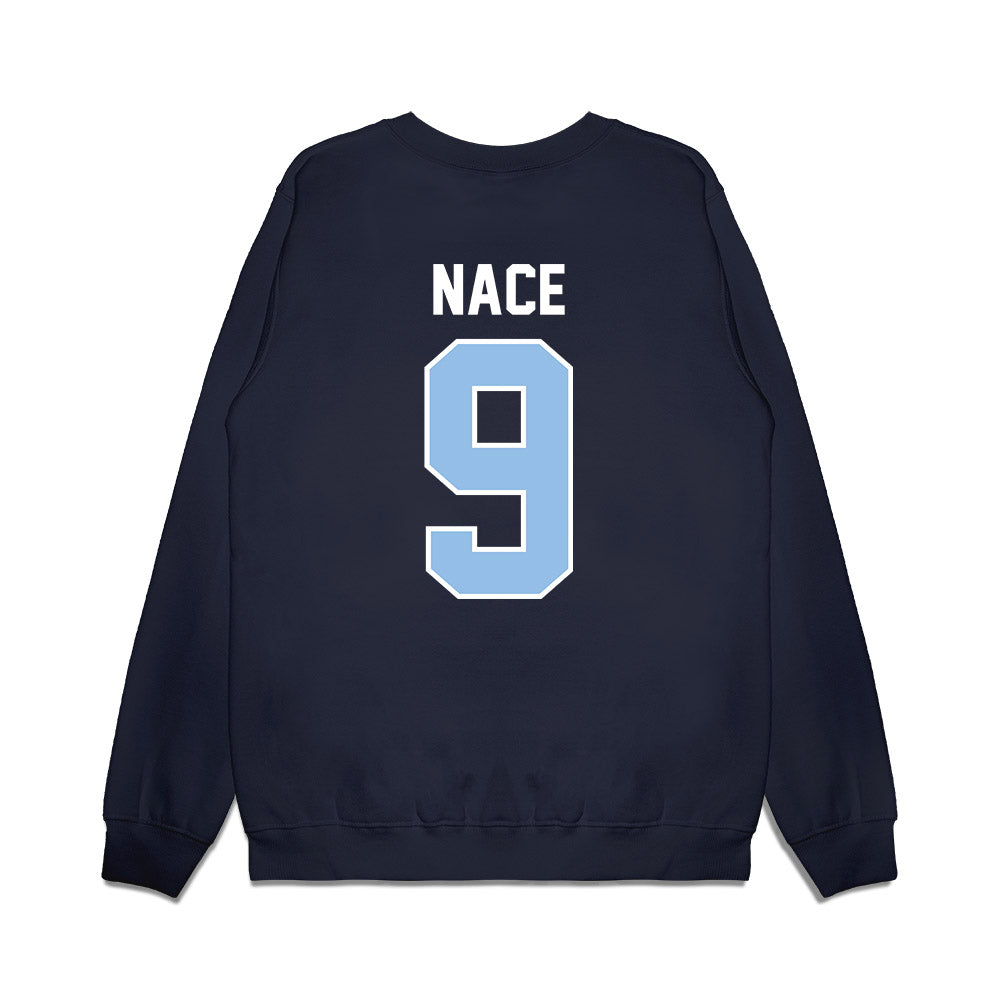 Old Dominion - NCAA Football : Brooklyn Nace - Vintage Helmet Premium Crewneck Sweatshirt-1