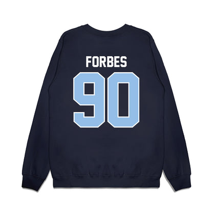 Old Dominion - NCAA Football : Christopher Forbes - Vintage Helmet Premium Crewneck Sweatshirt-1