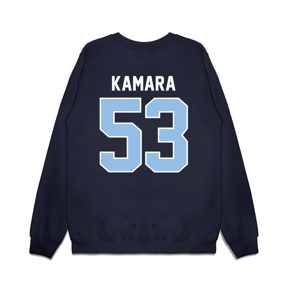 Old Dominion - NCAA Football : Idrissa Kamara - Vintage Helmet Premium Crewneck Sweatshirt-1