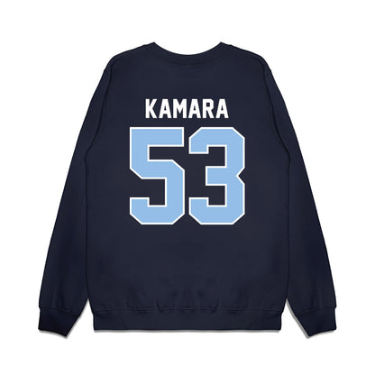 Old Dominion - NCAA Football : Idrissa Kamara - Vintage Helmet Premium Crewneck Sweatshirt-1
