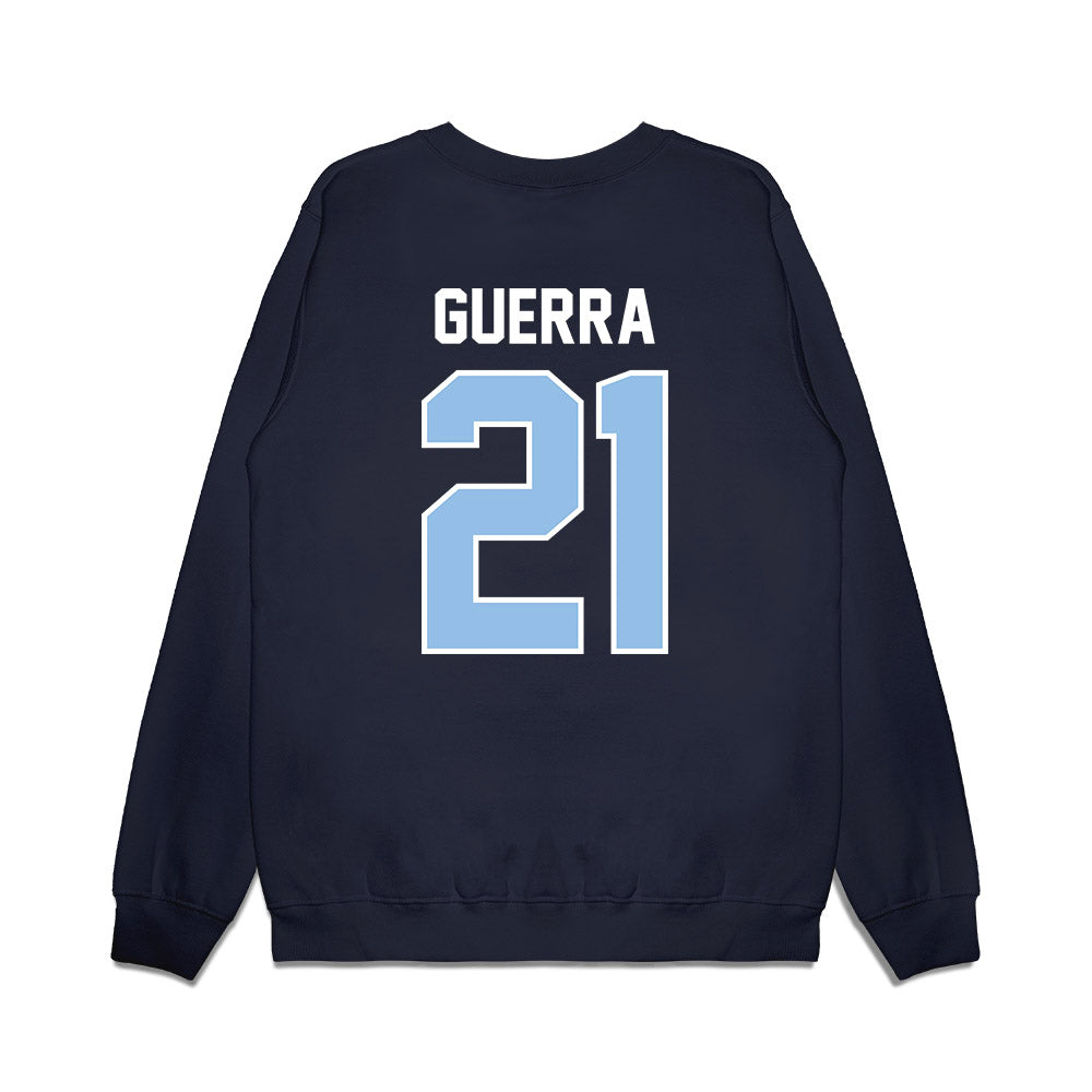Old Dominion - NCAA Football : Eddie Guerra - Vintage Helmet Premium Crewneck Sweatshirt-1