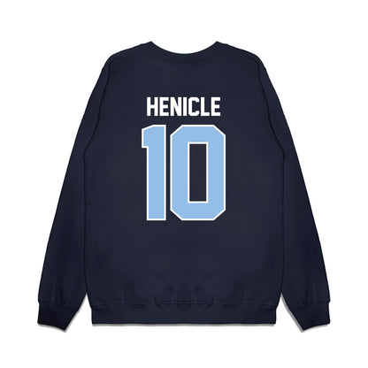 Old Dominion - NCAA Football : Quinn Henicle - Vintage Helmet Premium Crewneck Sweatshirt-1