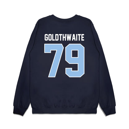 Old Dominion - NCAA Football : Raykwon Goldthwaite - Vintage Helmet Premium Crewneck Sweatshirt-1