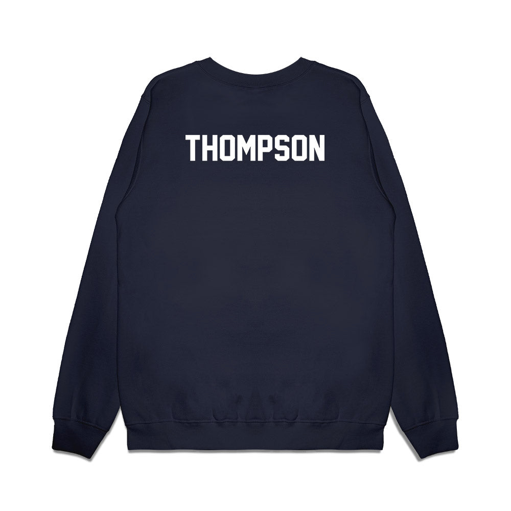 Old Dominion - NCAA Football : DJ Thompson - Vintage Helmet Premium Crewneck Sweatshirt-1